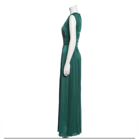 ULLA JOHNSON DELI PLEADED EMERALD GOWN SIZE 2 - Picture 9 of 12